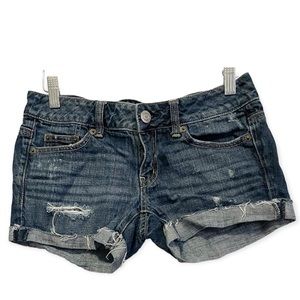 American Eagle Distressed Denim Shorts